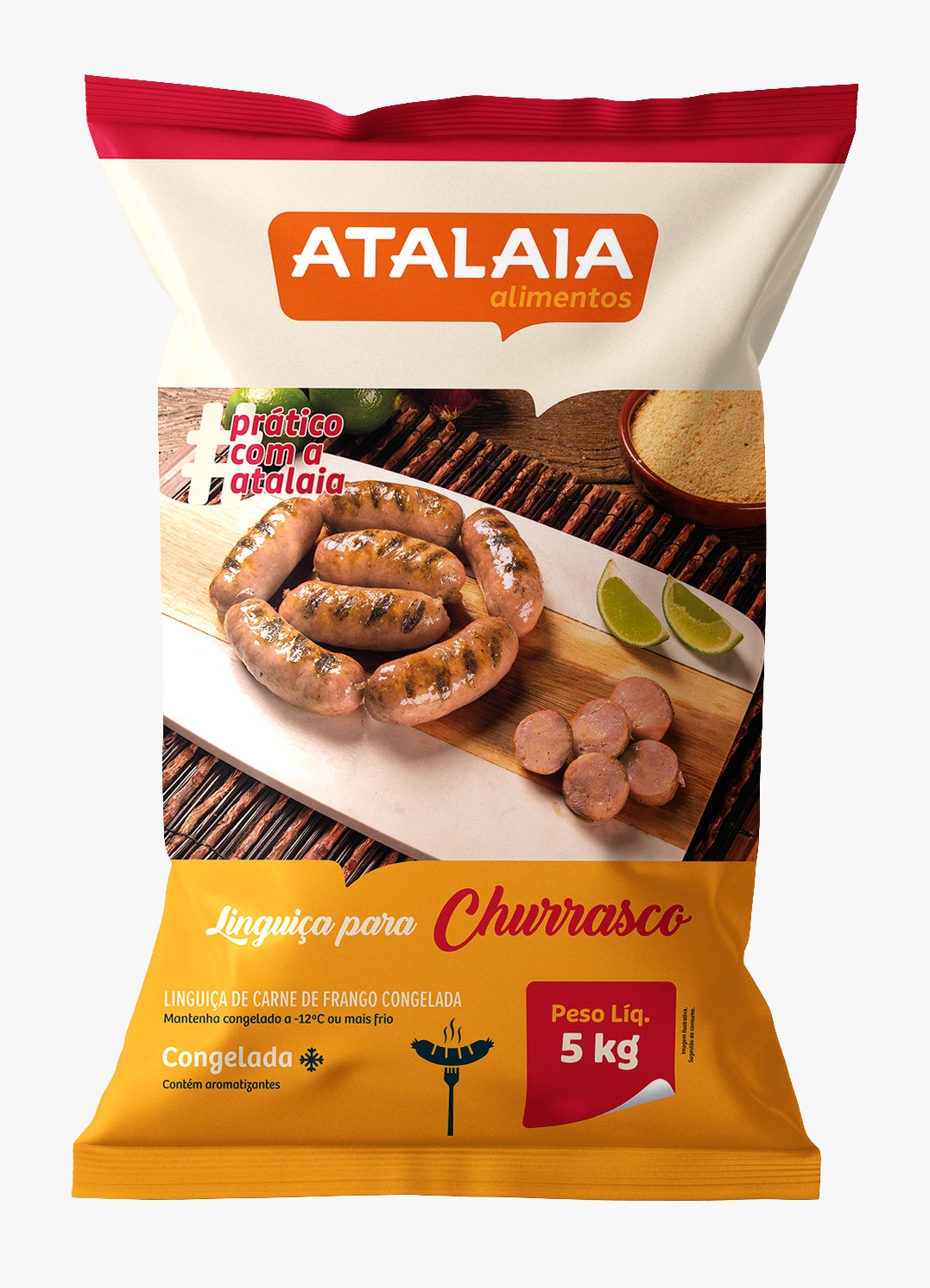 Linguiça para Churrasco 5KG Atalaia - Congelado